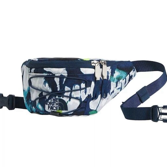 The North Face Handbags - The North Face Jester Lumbar Pack Summit Navy Abstract Floral Belt Bag Unisex